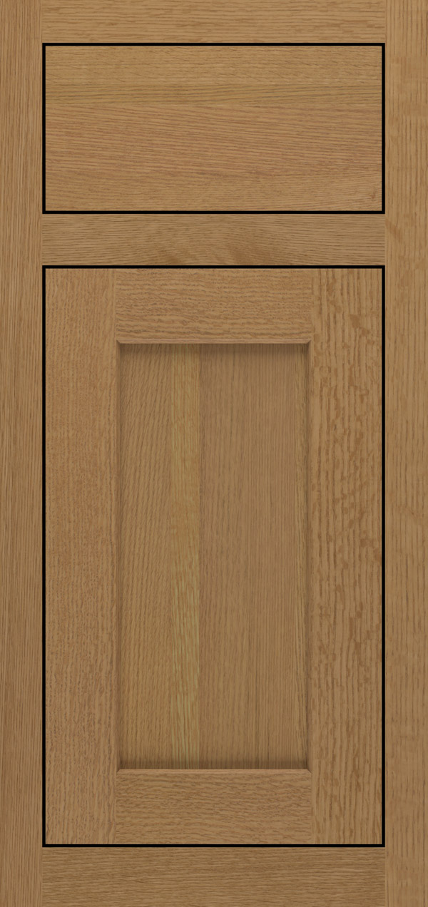 Blair quartersawn white oak inset cabinet door in desert