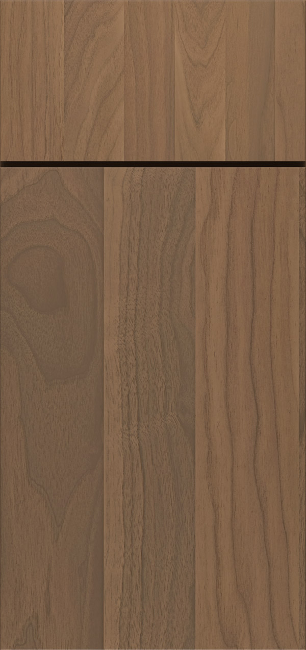 desoto door style in walnut wood with desert finish