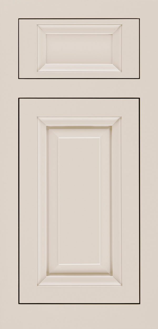 legato cabinet door style in maple wood with magnolia finish