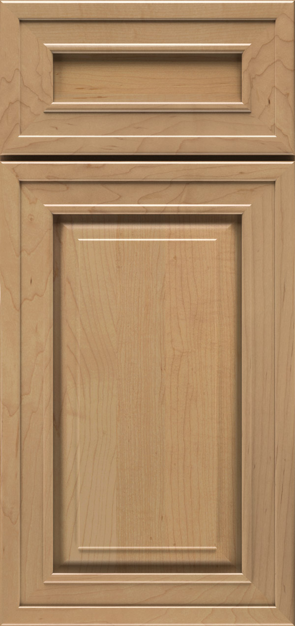 province cabinet door style in maple wood with desert finish